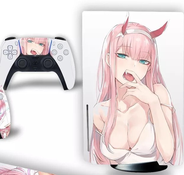 Skin Ps5 Chainsaw Man Vinyl Sticker +2 Skin Joysticks PLAYSTATION 5 Power