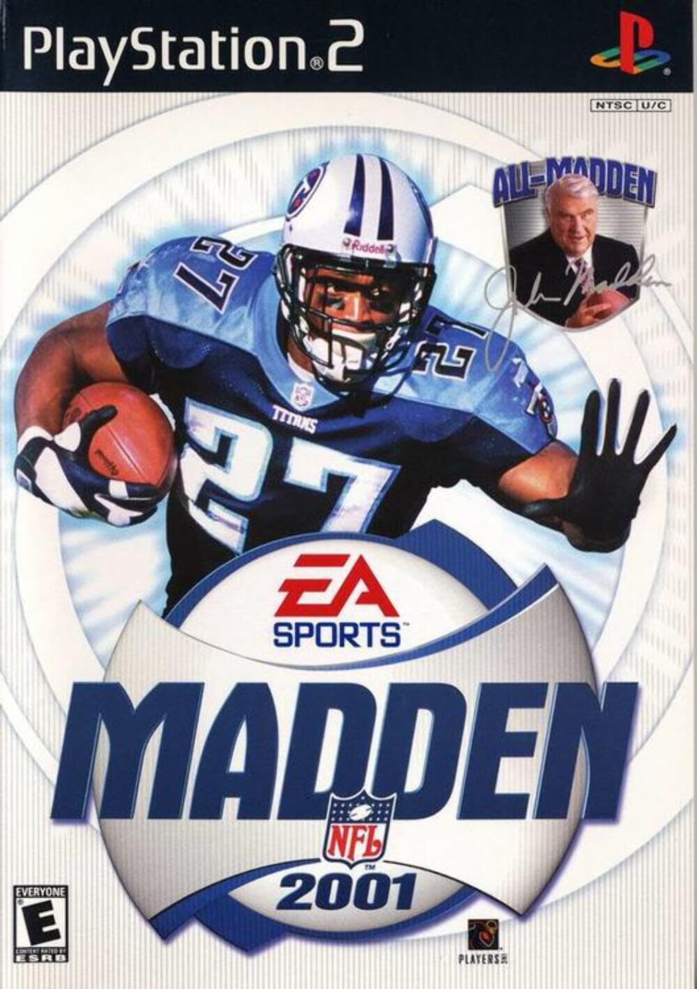 Refurbished Madden NFL 2001 PS2 PlayStation 2 + Reg Card Complete – Excellent..