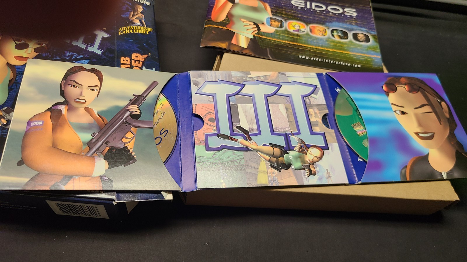 Tomb Raider III (1998) Big Trapezoid Box Vintage PC Windows Game Eidos