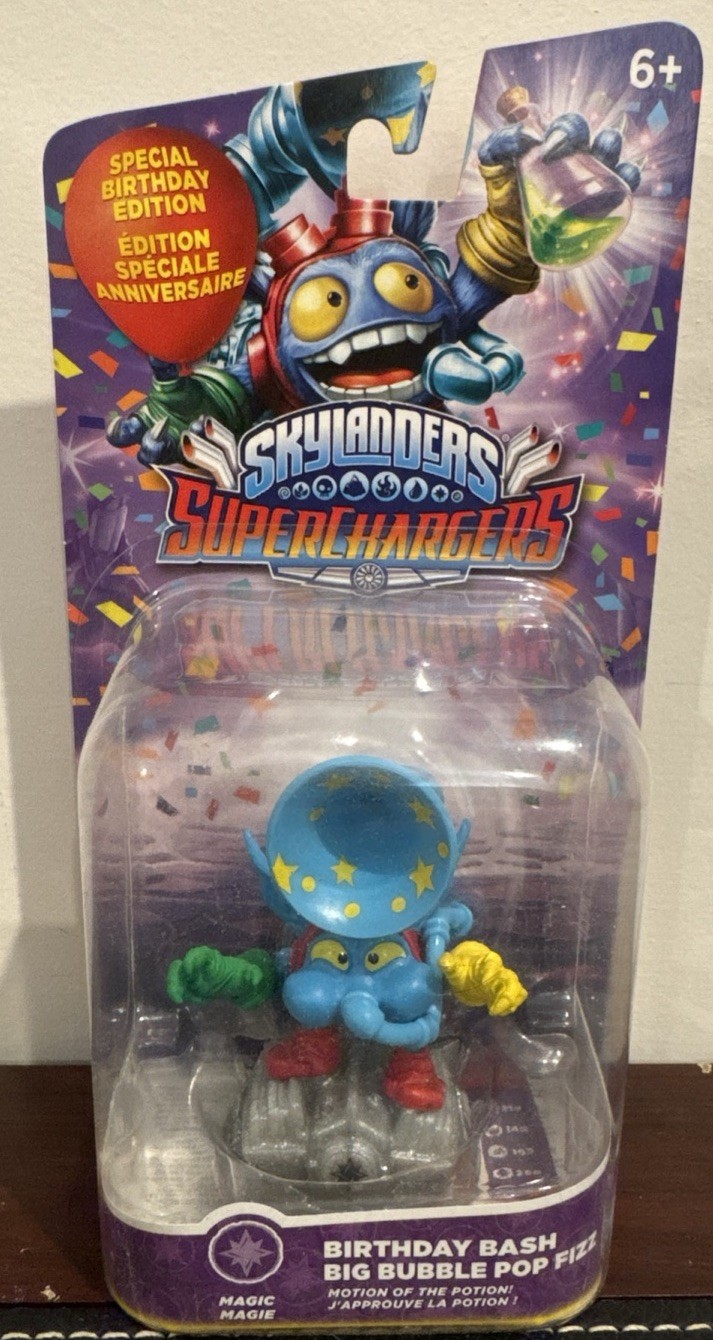 Skylanders Superchargers Birthday Bash Big Bubble Pop Fizz Edition Sealed NIB