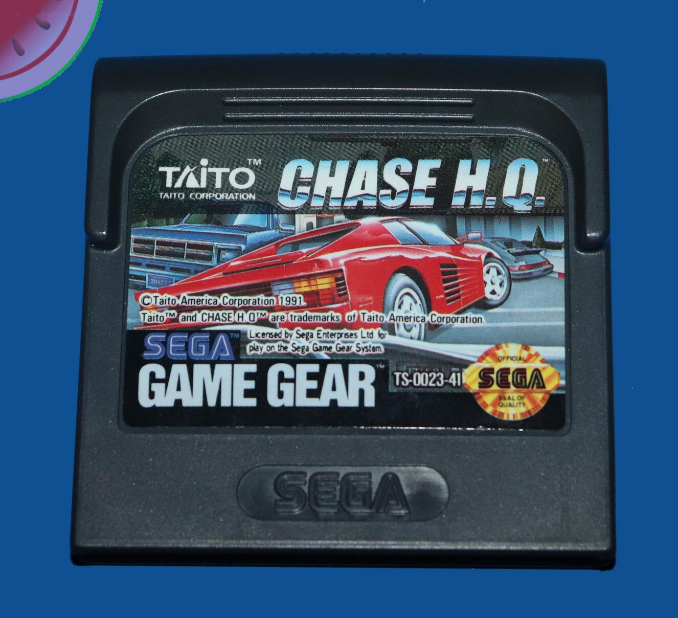TESTED Sega GAME GEAR Genuine CHASE HQ H.Q. Completed with Manual in NEW Box CIB