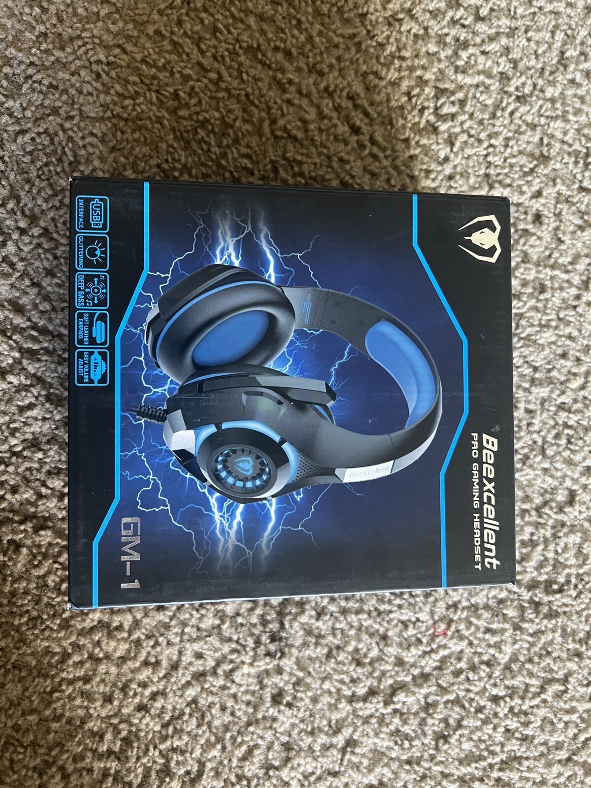 Beexcellent GM-1 Gaming Headset with Surround Sound & Noise-Isolation Microphone