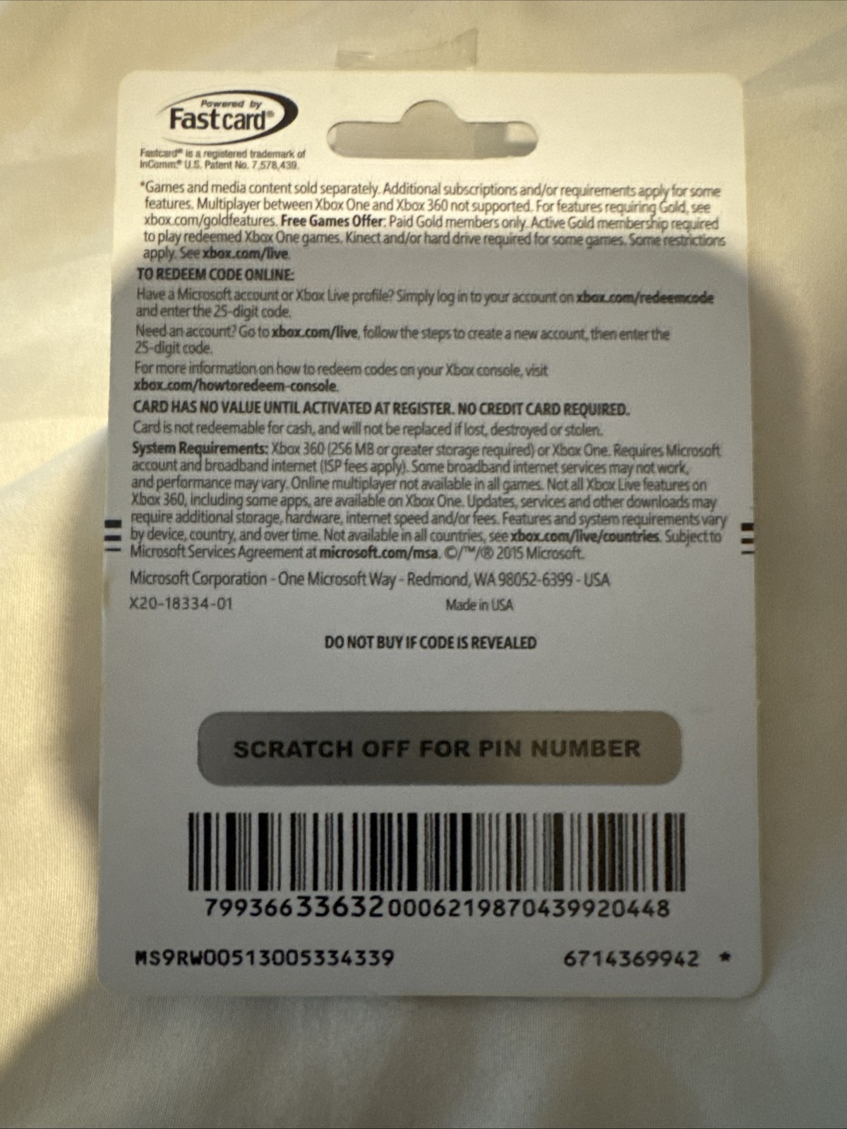 NEW XBOX LIVE Gold Membership 12 Month CARD Collectors Item