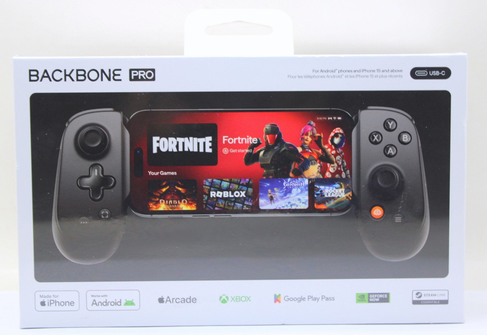Backbone Pro – (USB-C) Mobile and Wireless Controller for Cloud Gaming – SEALED!