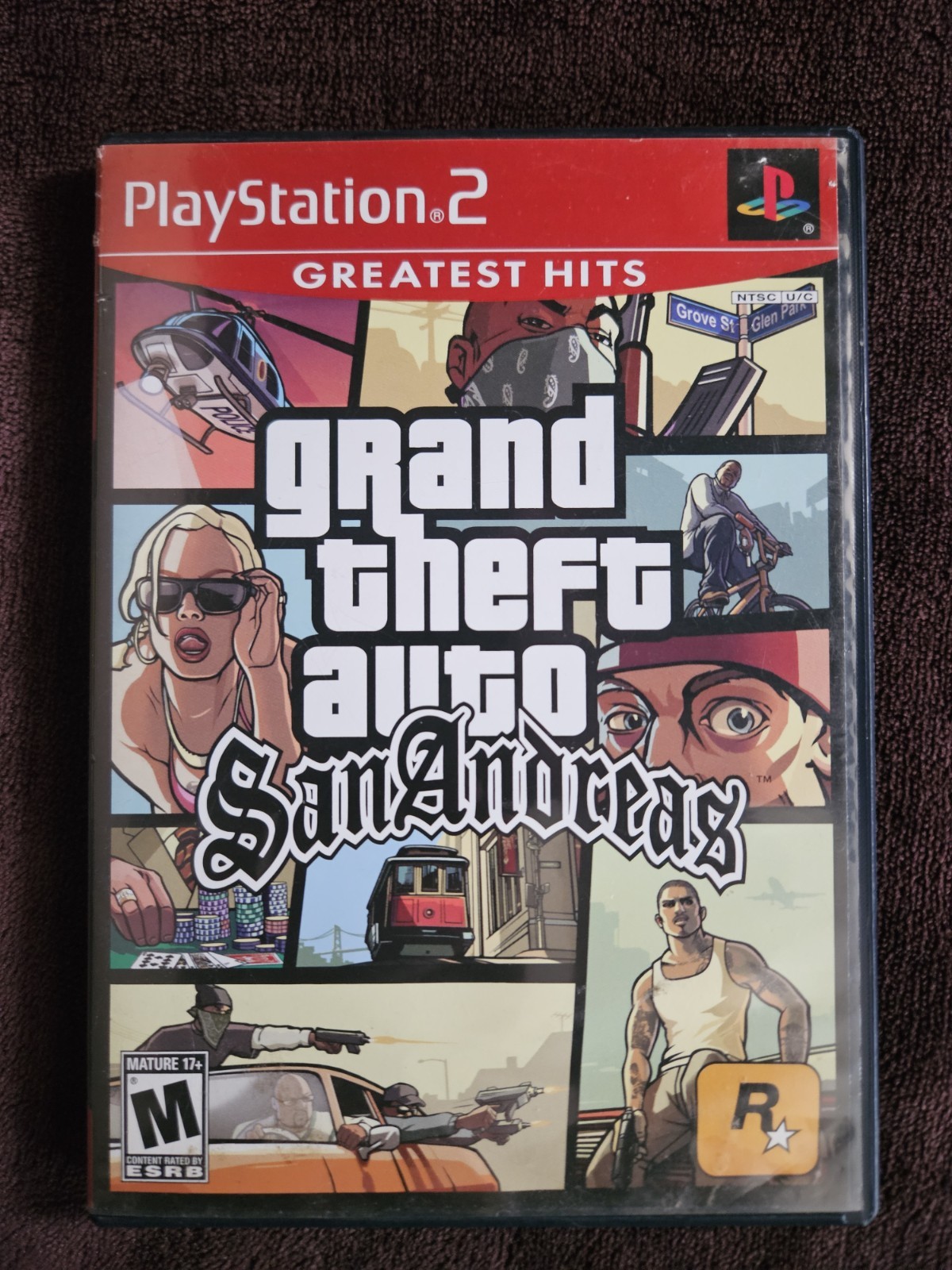 Grand Theft Auto: San Andreas Greatest Hits Edition Sony Playstation 2 CIB
