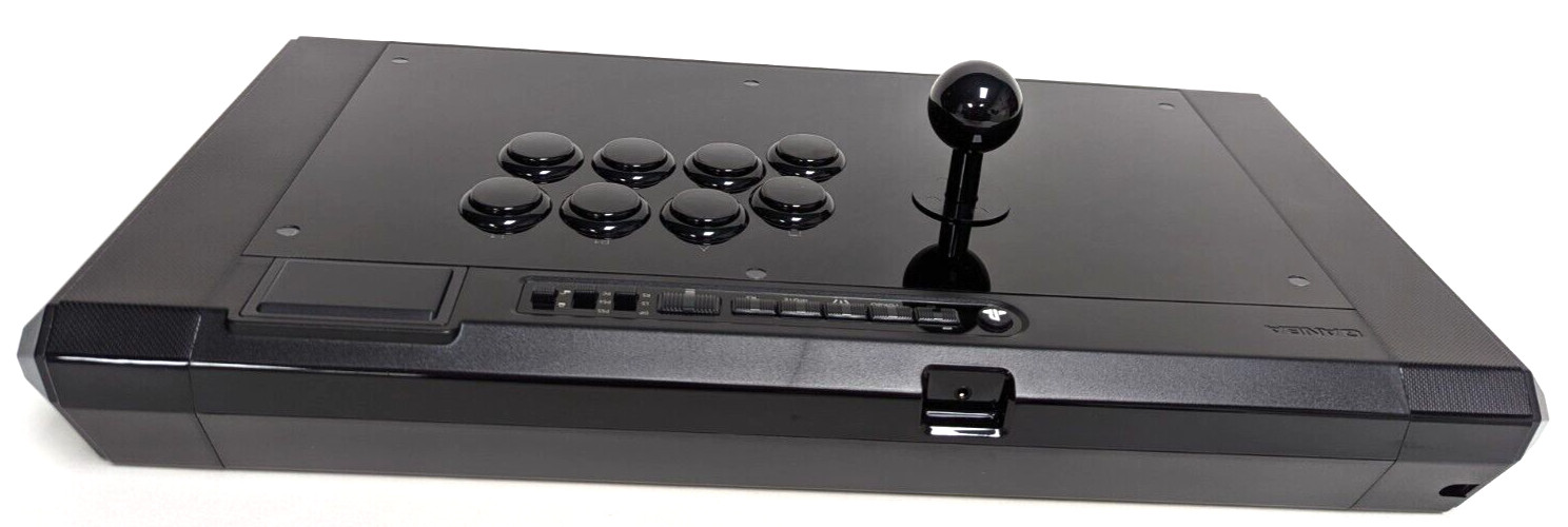 Qanba Q7 Obsidian 2 Wired Joystick for PlayStation PS5 PS4 and PC Black Used