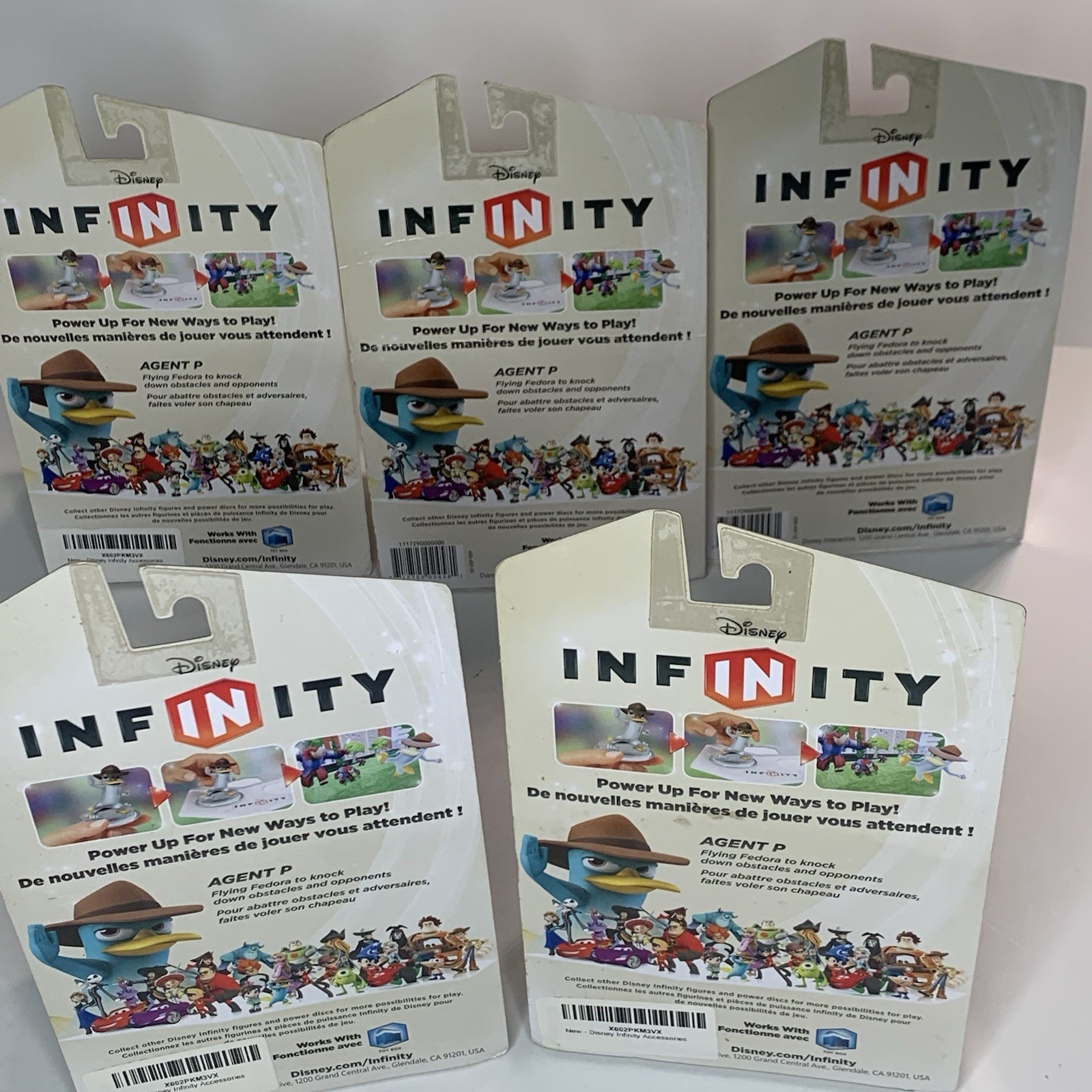 Lot (5) Disney Infinity Phineas & Ferb Agent P Crystal Figure ToysR’Us Exclusive