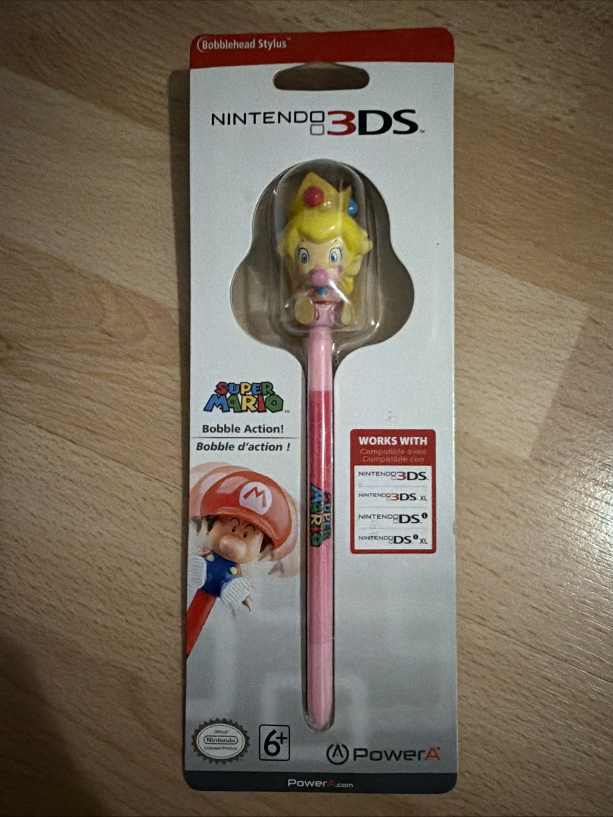 RARE Factory Sealed Baby Princess Peach Nintendo DS Bobblehead Stylus