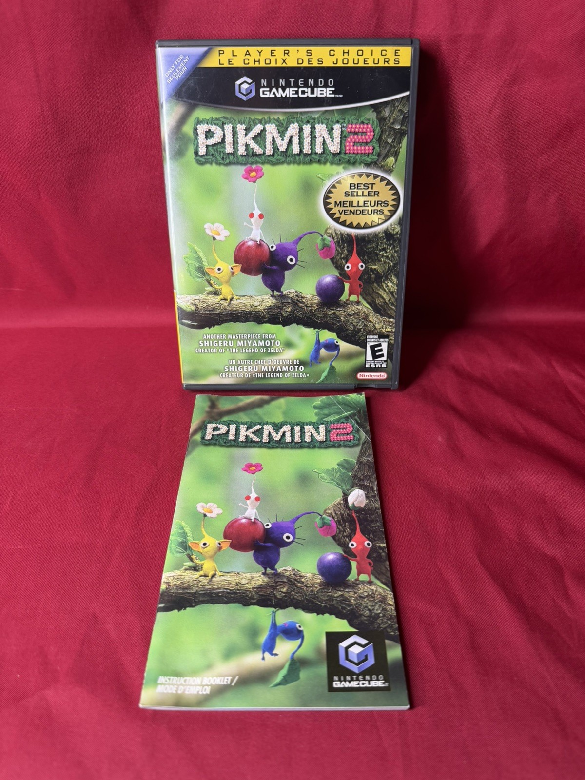 Pikmin 2 (Gamecube) – NO GAME – Canadian Box Art And Manual Only – Rare Version