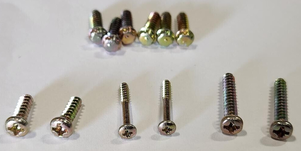 Security Bit Screw Set for Nintendo 64 N64 Housing Game System Console springs