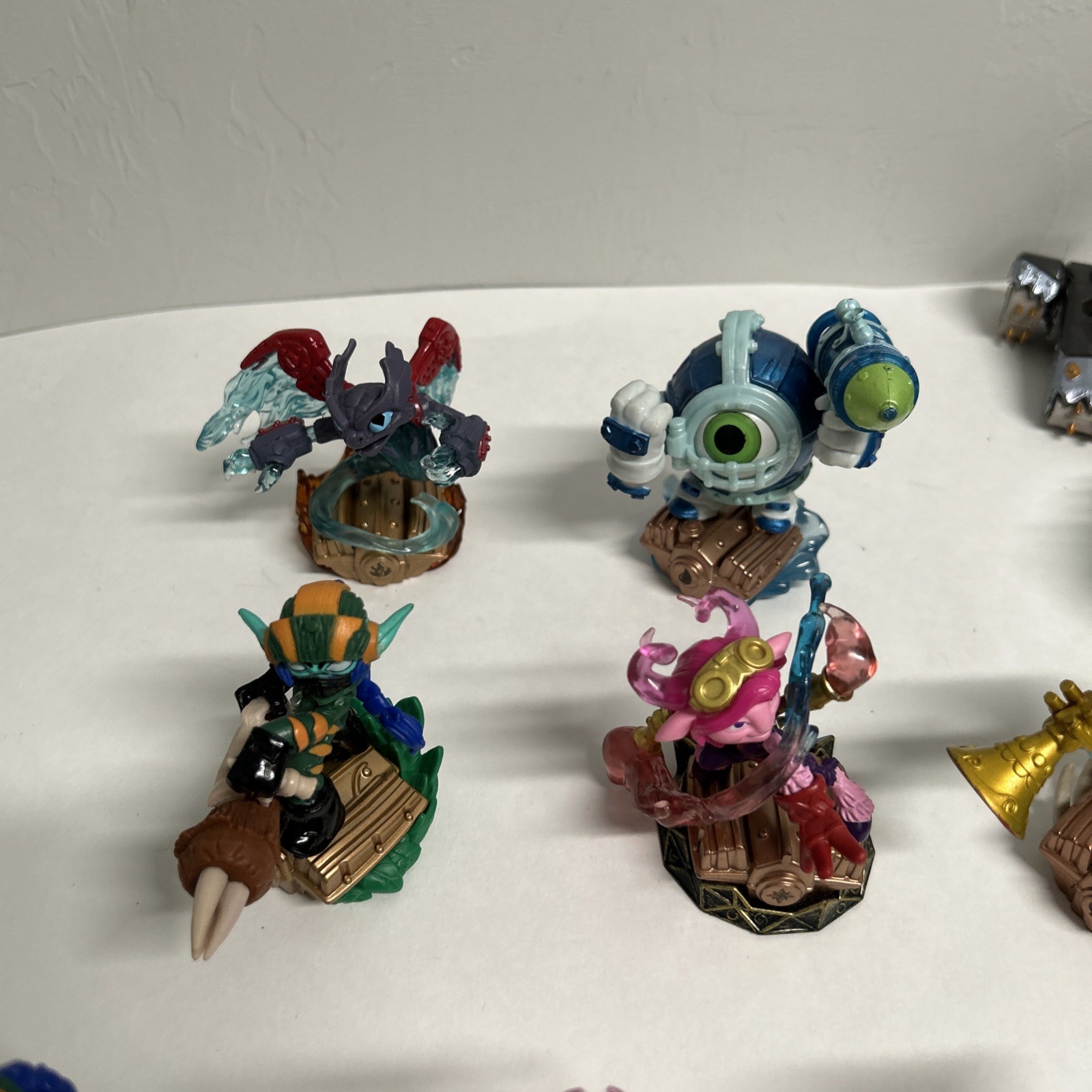 Skylanders Superchargers Lot 9 Figures 10 Vehicles Tested & Working!