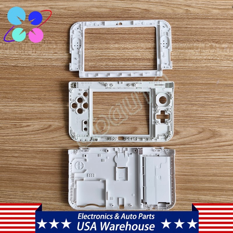 3in1 Top Middle Frame Bottom Housing Shell Case Cover For Nintendo New 3DS XL LL