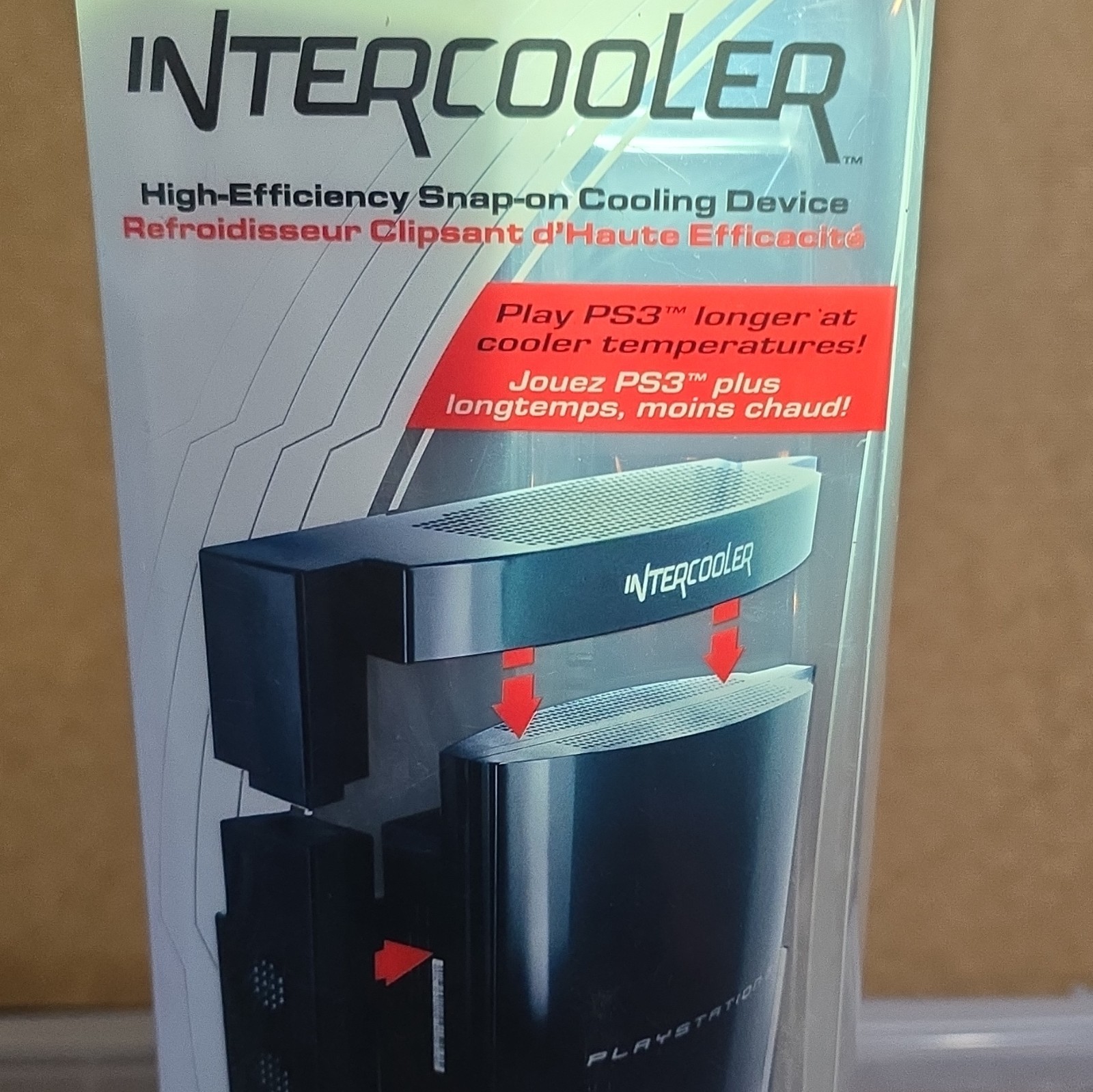 Nyko Intercooler PS3 External Cooling Attachment, 5 Fans, Snap-On, Var Speed