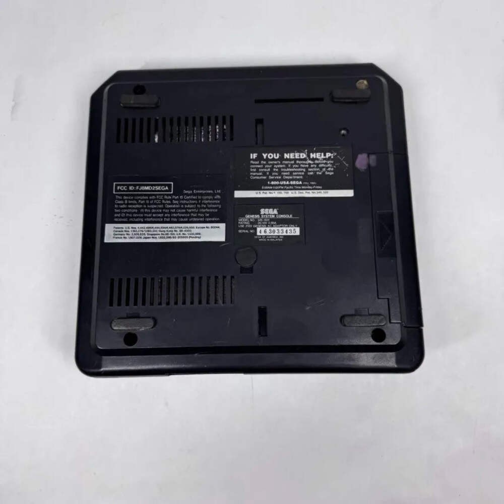 Broken Sega Genesis Console Gaming System MK-1631 No Power