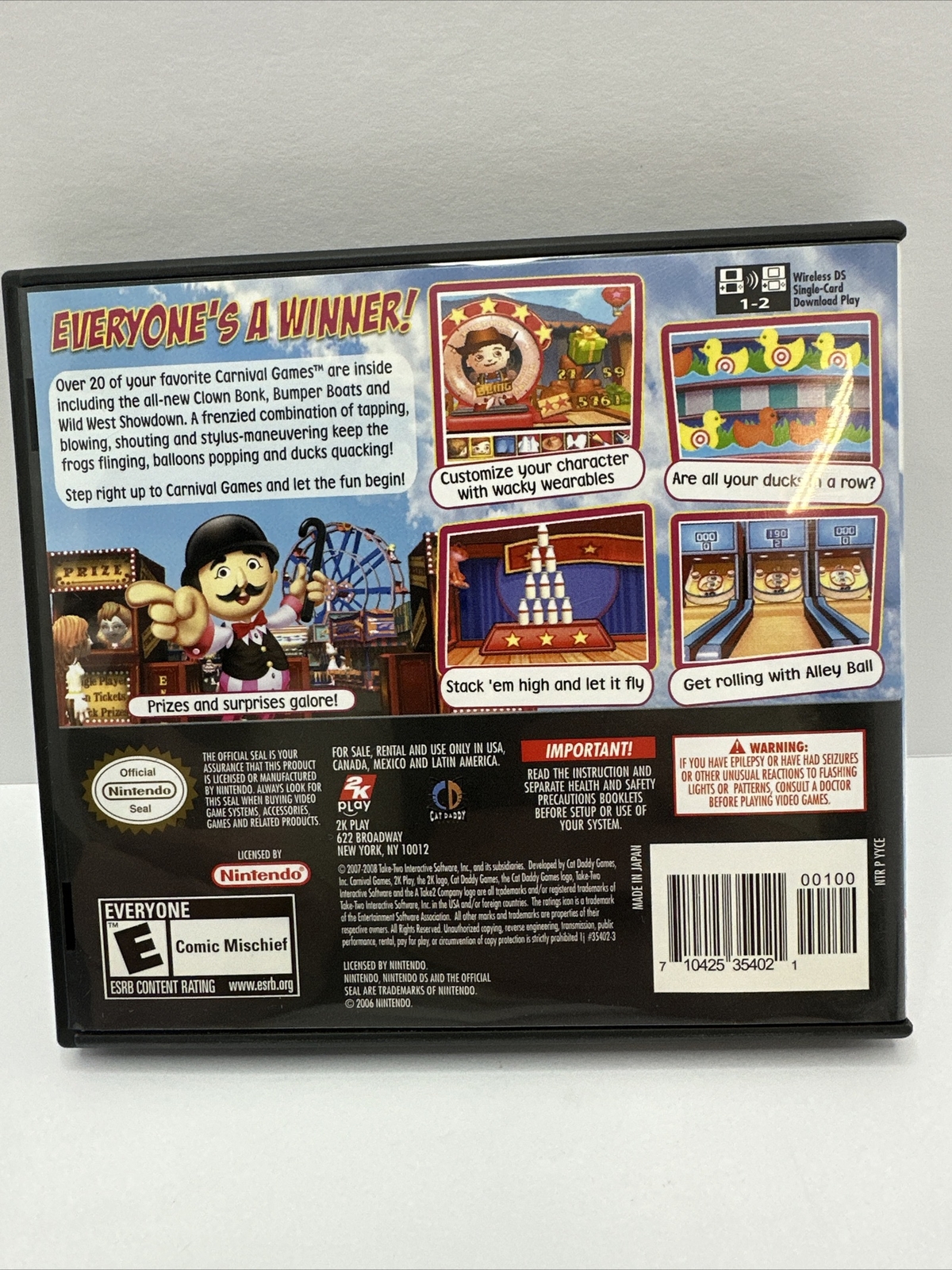 Lot Of 6 Ds Games w/ Cases -Conditions Vary-