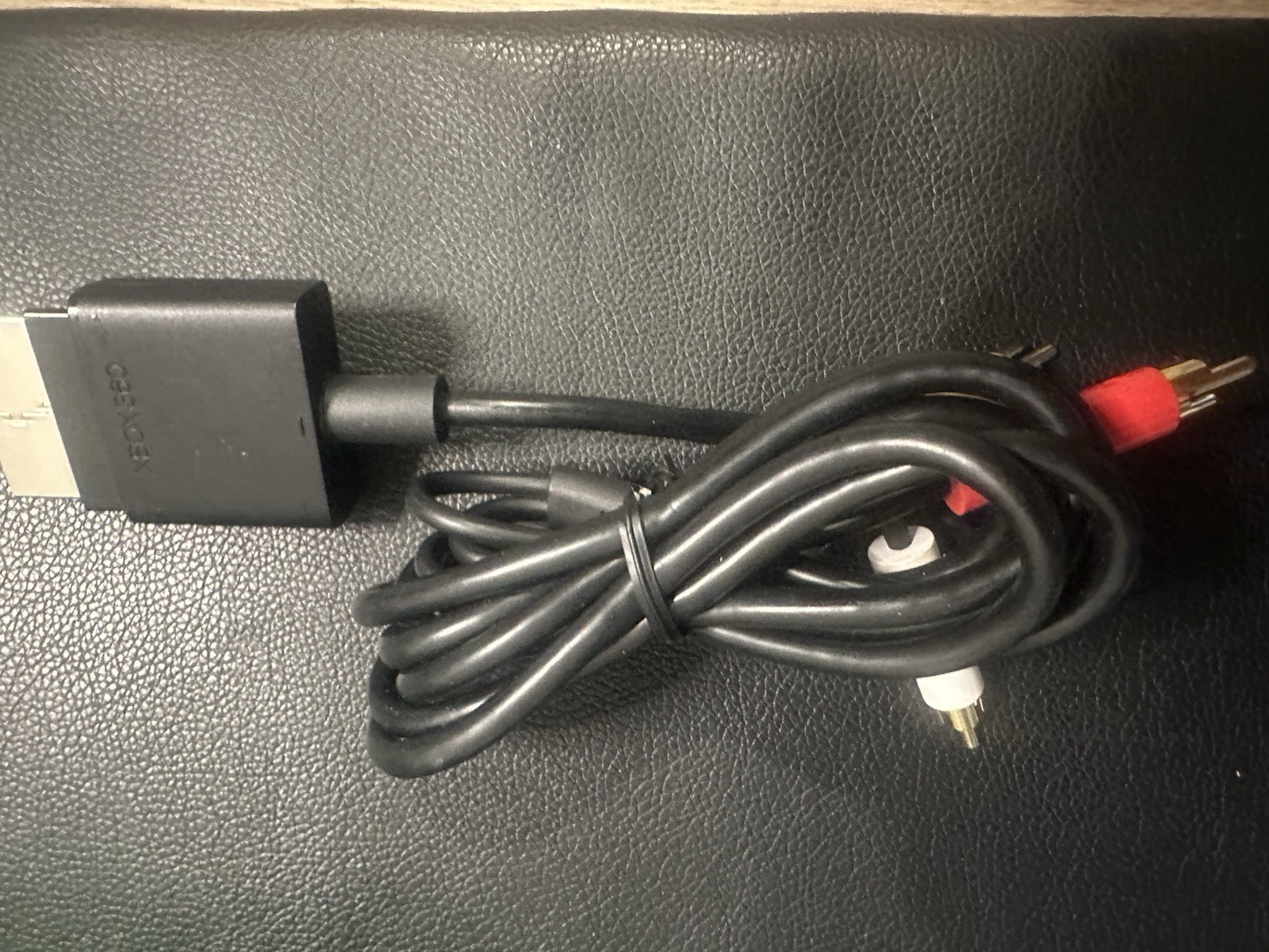 Genuine Official OEM Microsoft XBOX 360 S Slim Composite AV Audio Video Cable