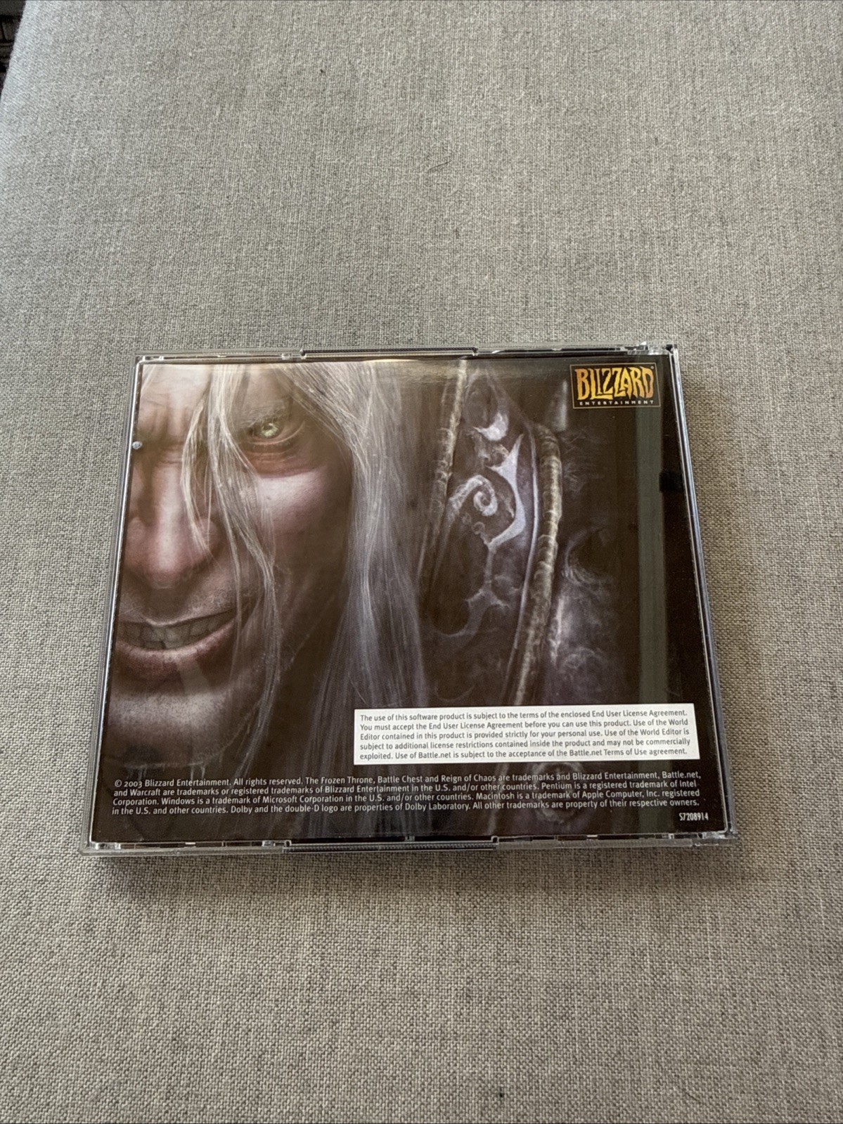 WarCraft III Battle Chest PC Reign of Chaos Frozen Throne 2 Disc Blizzard