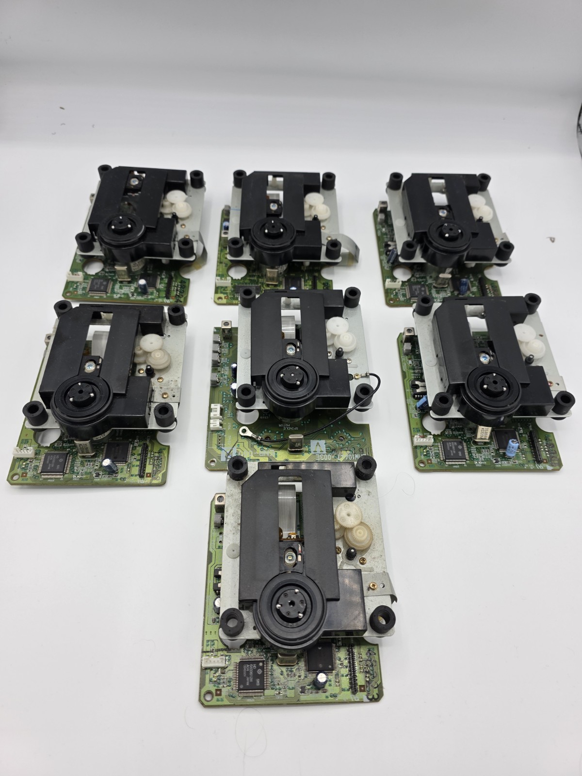 Sega Saturn CD Drive Laser Assembly Lot Of 7 Untested Parts Repair