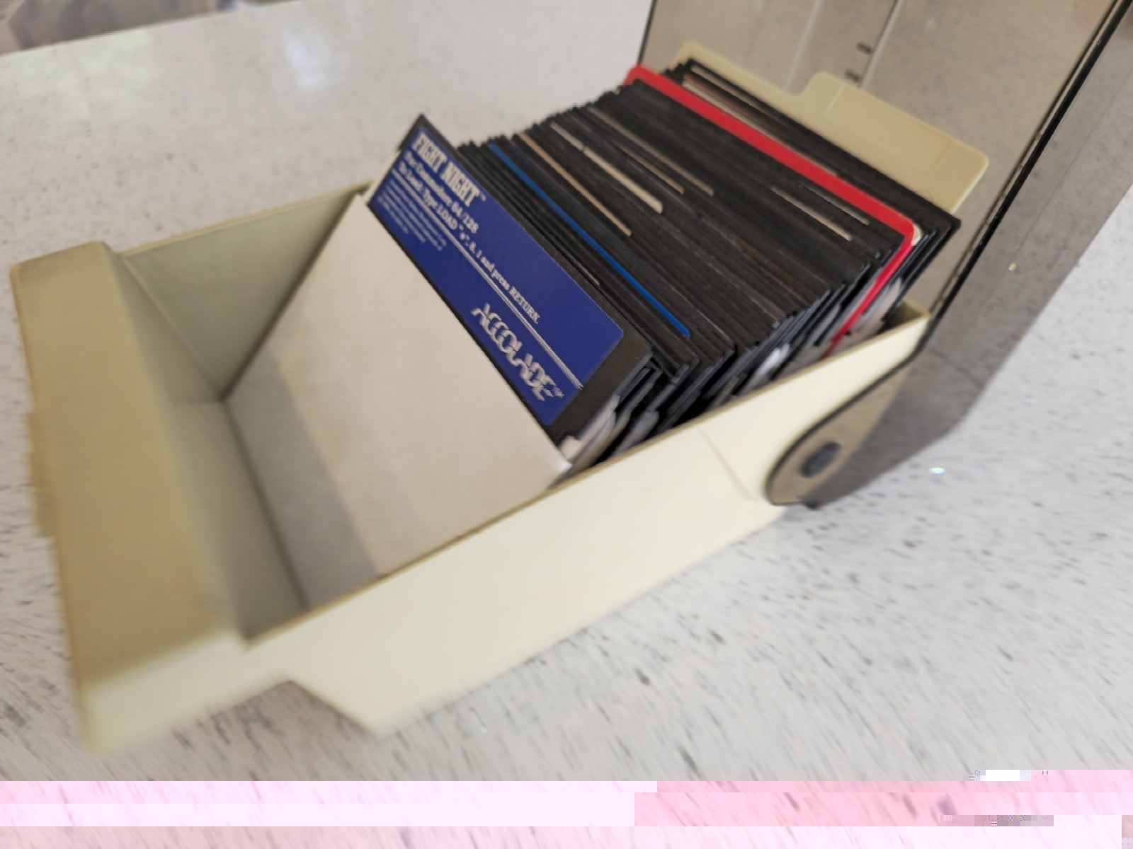 Commodore 64 Games | Bulk Lot | 5.25″ Disks | Qty 43 Disks | + Case 1980s 1990s
