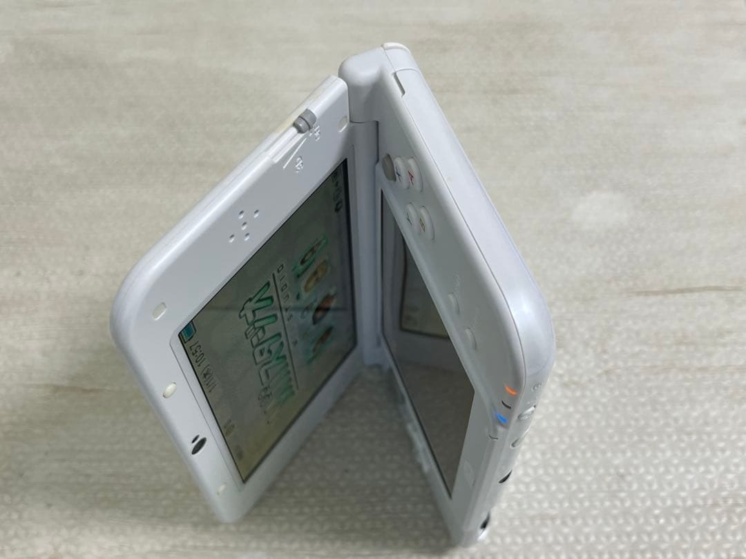 New Nintendo 3DS XL LL Pearl White Console from japan USED