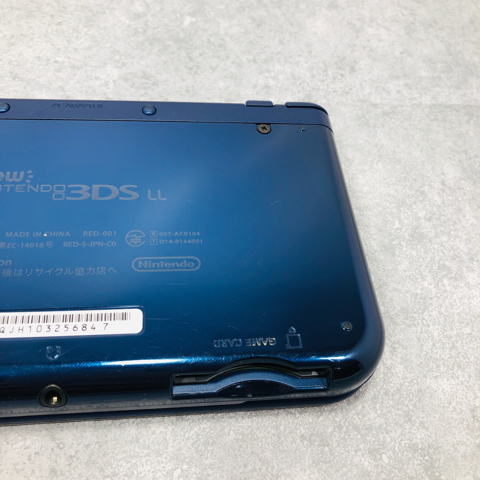 [Top IPS / EX+3] New Nintendo 3DS LL XL Metallic Blue console Japan NTSC-J 06-02