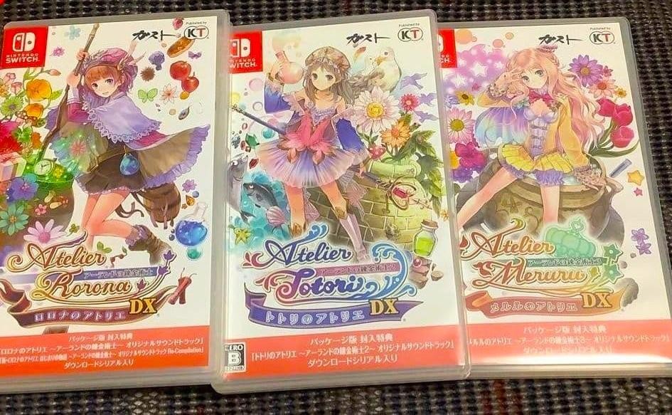 Nintendo Switch The Alchemist of Arland Atelier Rorona Totori Japan Meruru DX