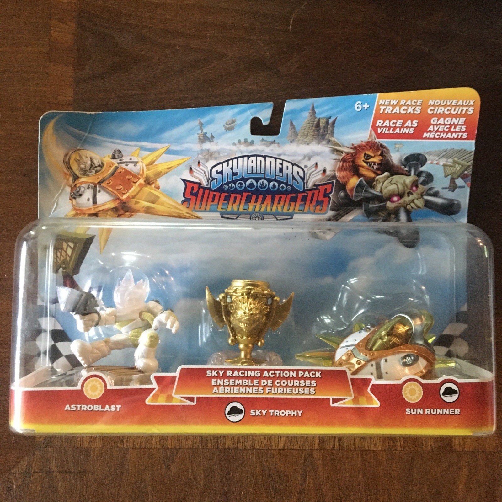Skylanders Superchargers SKY RACING ACTION PACK Astroblast Sky Trophy Sun Runner