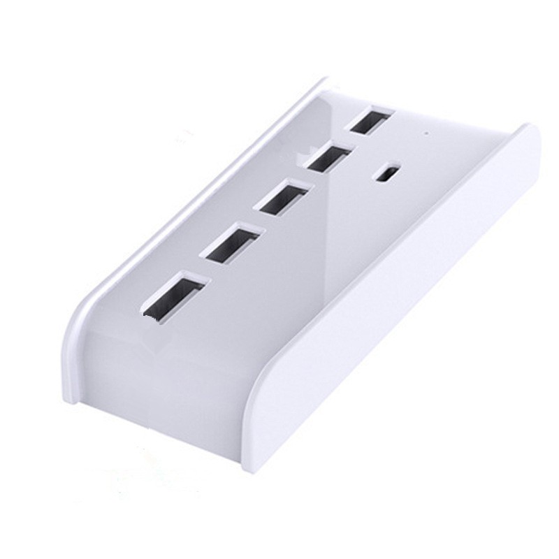 ABS 6-Port Extend USB Hub Adapter Splitter For Sony PS5 PS4 Pro Game Console B