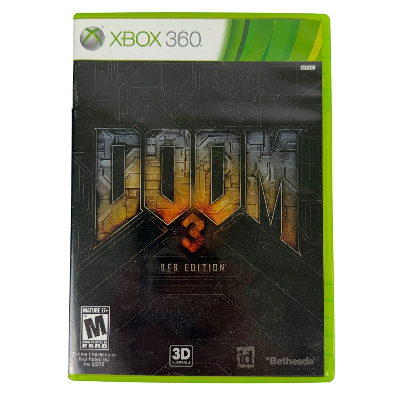 Doom 3 BFG Edition Xbox 360 Remastered Includes Doom 1 2 and Lost Mission NTSC