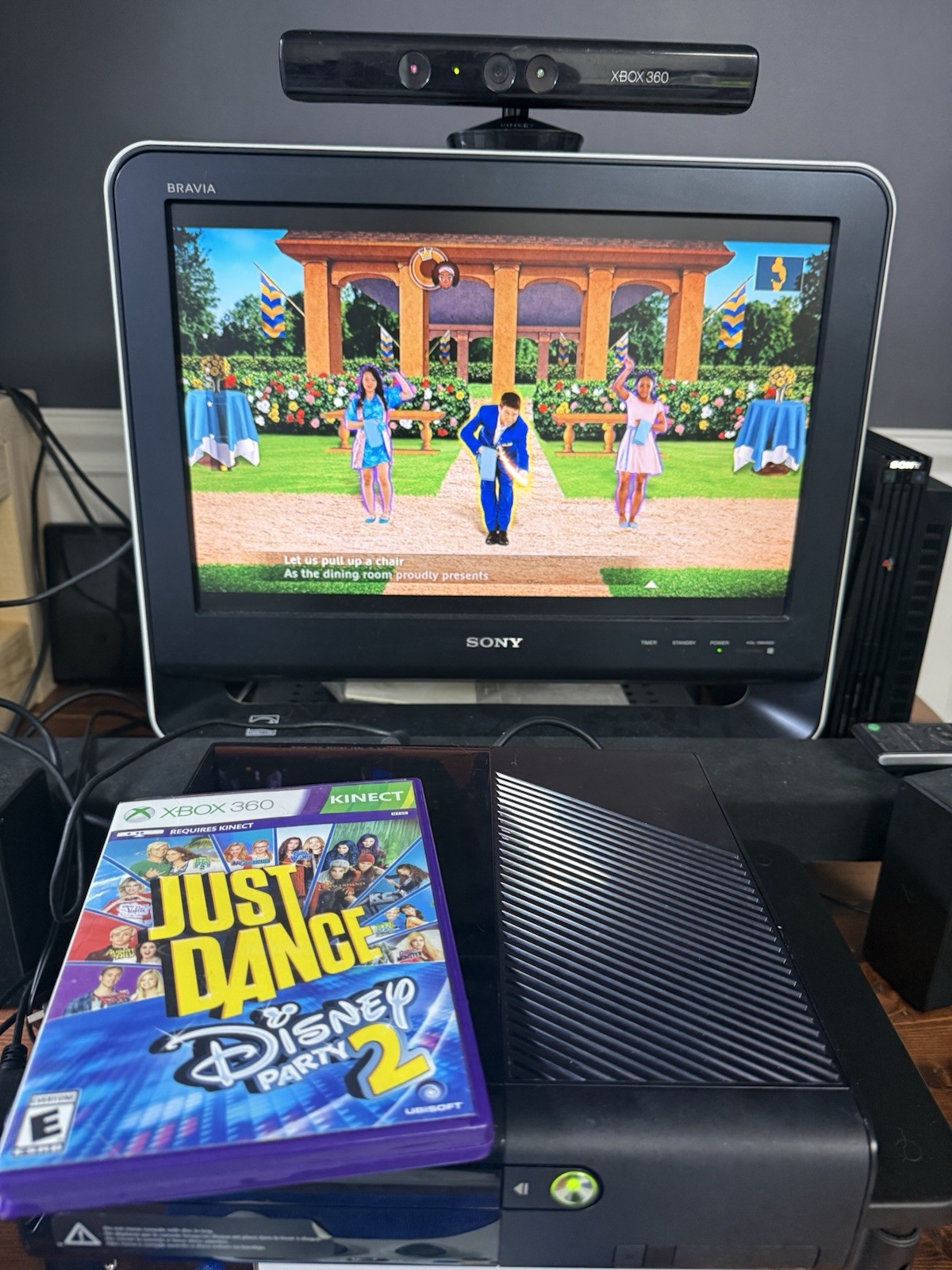Just Dance Disney Party 1 & 2 Bundle Lot (Xbox 360 Kinect) TESTED Read & See Pic