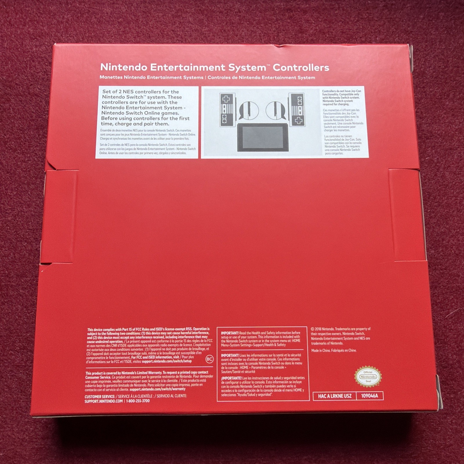 Nintendo Entertainment, NES, Controllers for Nintendo Switch, NSO, New In Box