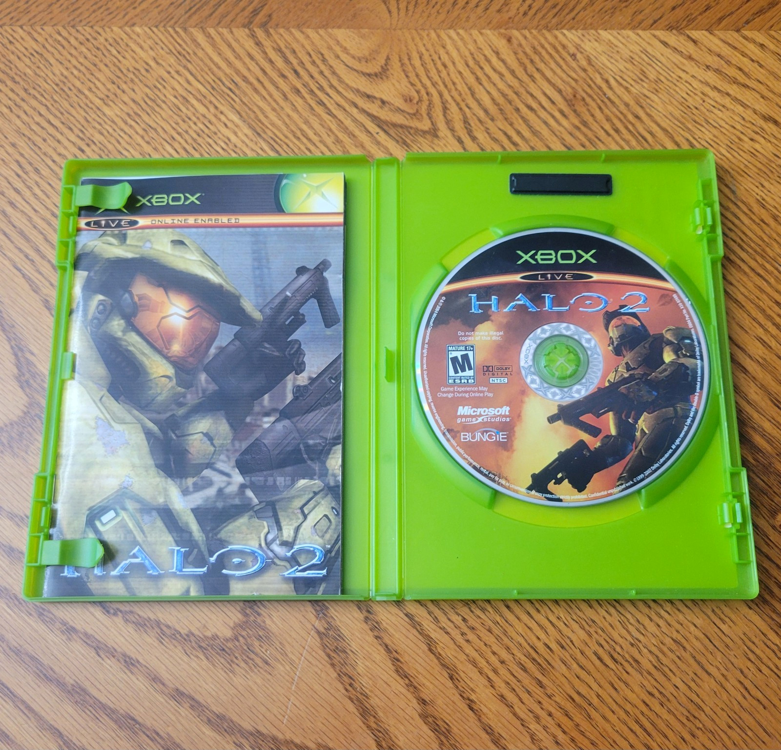 Halo 2 (Original Xbox, 2004) Black Label – Complete – Tested – Fast Shipping!!