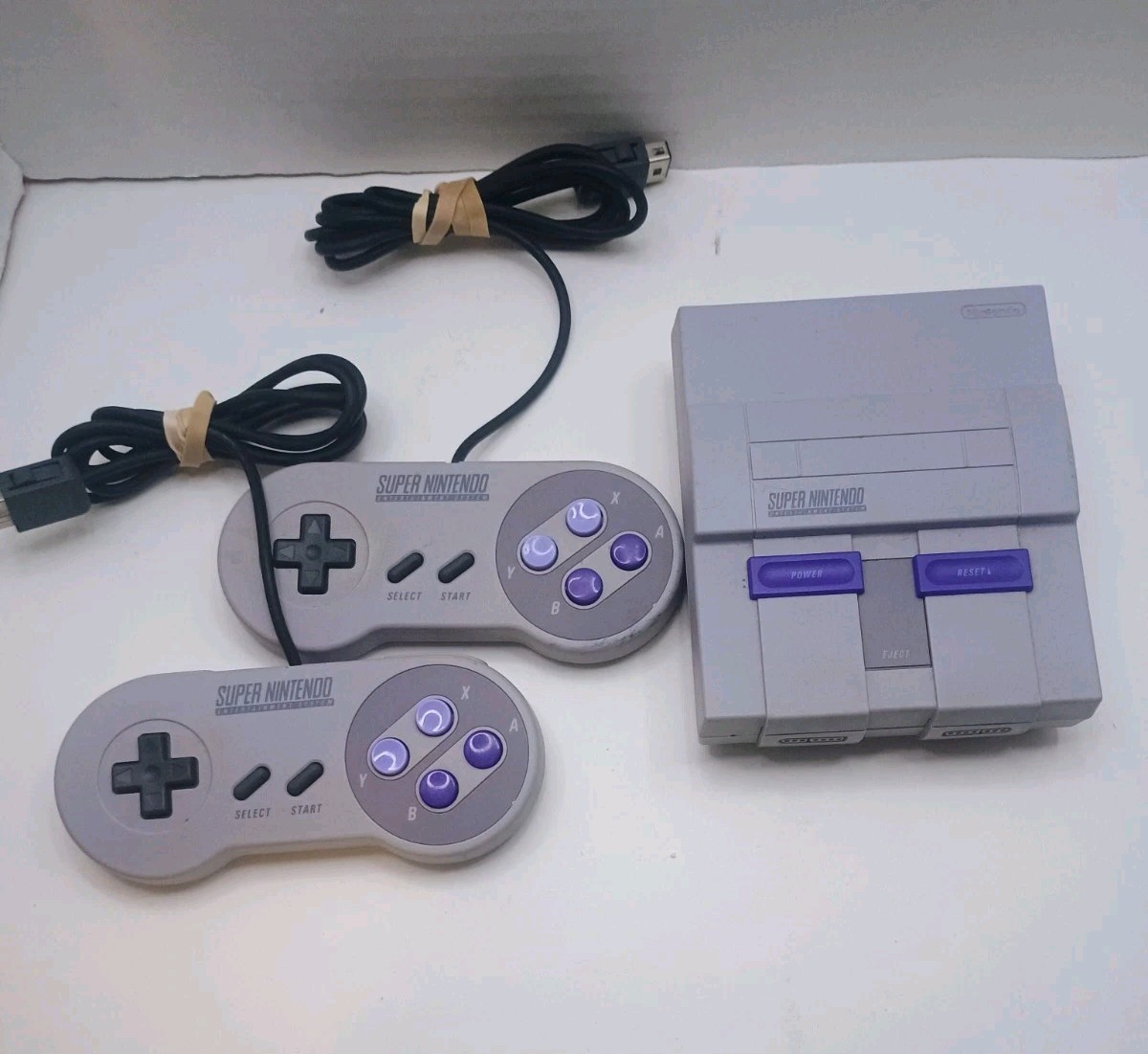 Super Nintendo Mini Classic Edition SNES CLV-201 Authentic Tested And Works