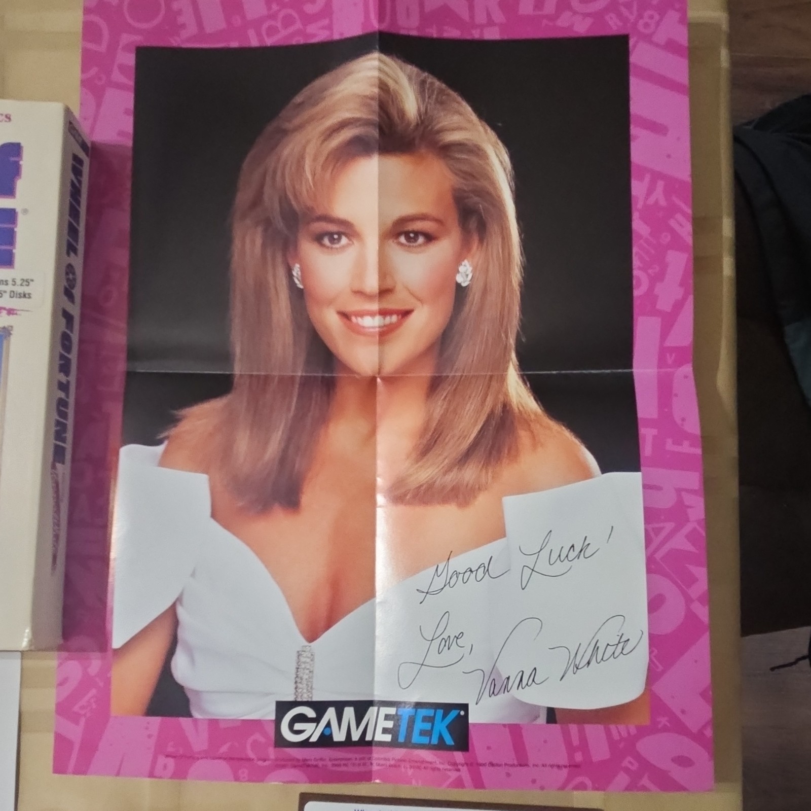 GameTek Wheel of Fortune Featuring Vanna White PC Game (1990) w/ Manual