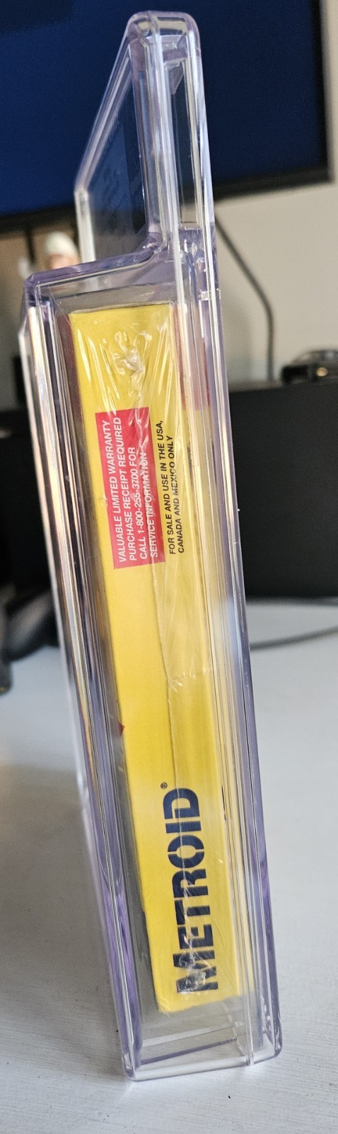 Metroid Yellow VARIANT 1992 (Oval SoQ R) Nintendo CGC 9.4 A+ NEW Sealed H Seam
