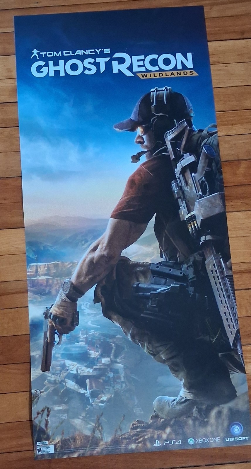 RARE – “Tom Clancy’s: Ghost Recon – Wildlands” GameStop Promotional Poster