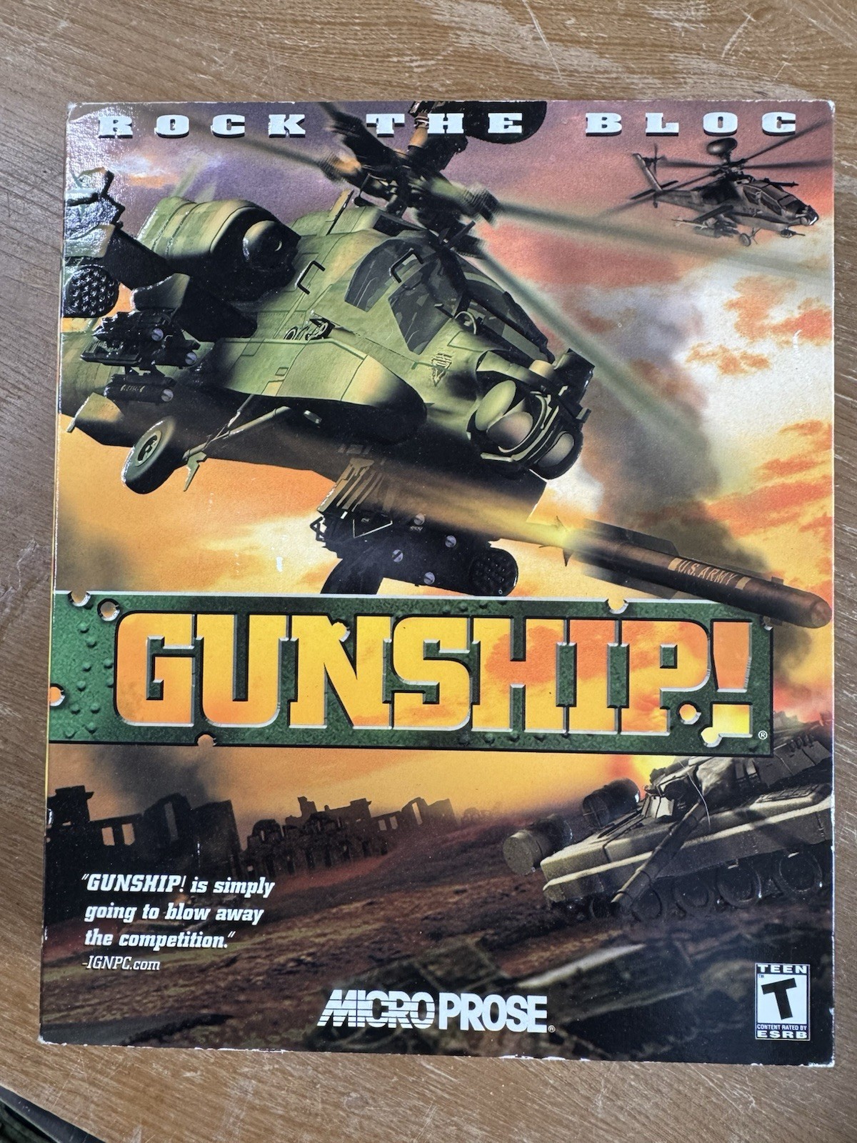 Gunship: Rock the Block PC CD-ROM Windows 95/98 Big Box CIB