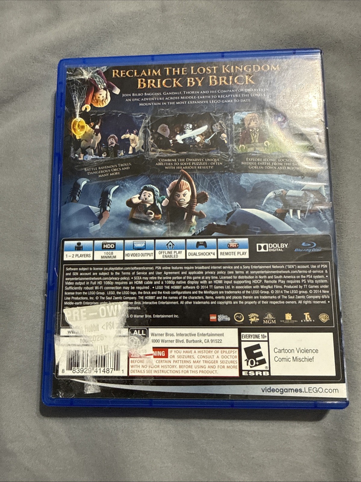 Warner Bros. Lego The Hobbit (PS4) Game