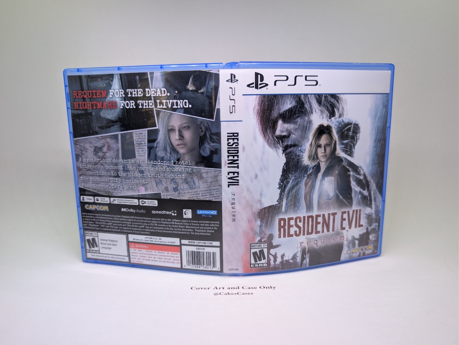 Resident Evil Requiem 9 – PS5 Empty Case (No Game)