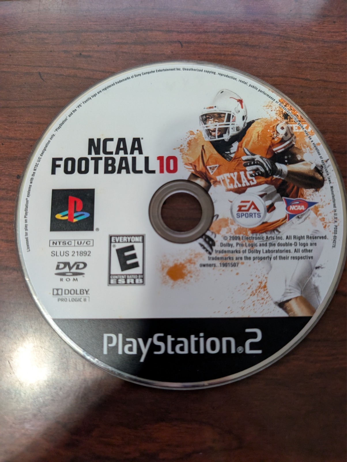 NCAA Football 10 (Sony PlayStation 2 PS2) NO TRACKING – DISC ONLY 7065