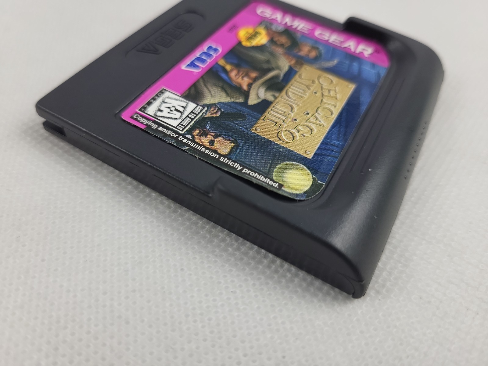 Chicago Syndicate Sega Game Gear 100% CIB W/ Manual & Inserts Read Description