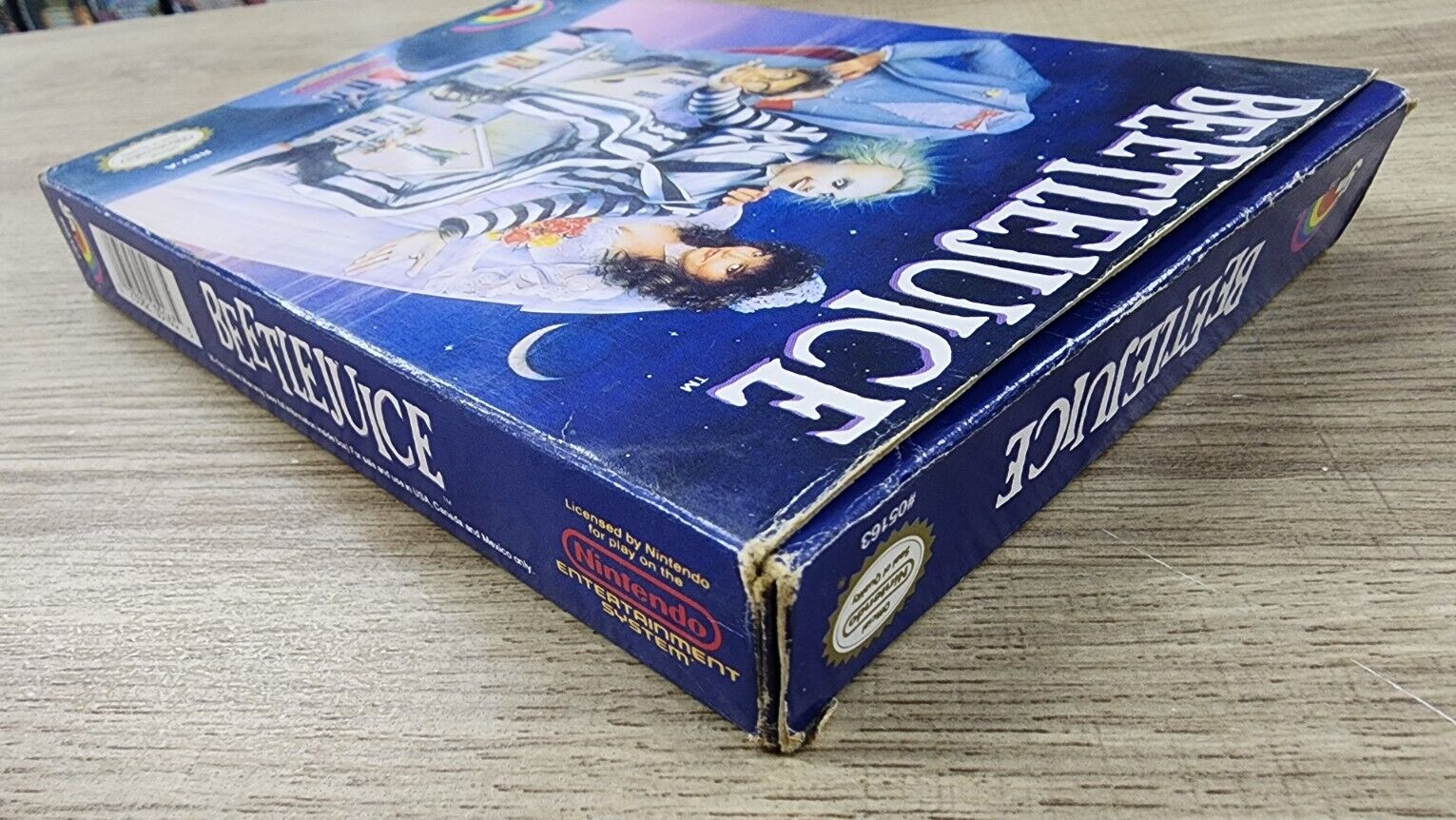AUTHENTIC USED BOX ONLY – NO GAME – BEETLEJUICE – NES