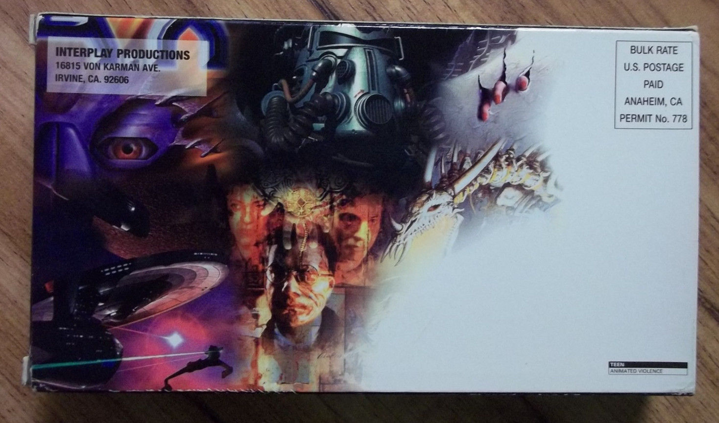 Interplay 97 (1997, VHS) – PC Gaming Tape – Fallout, Star Trek