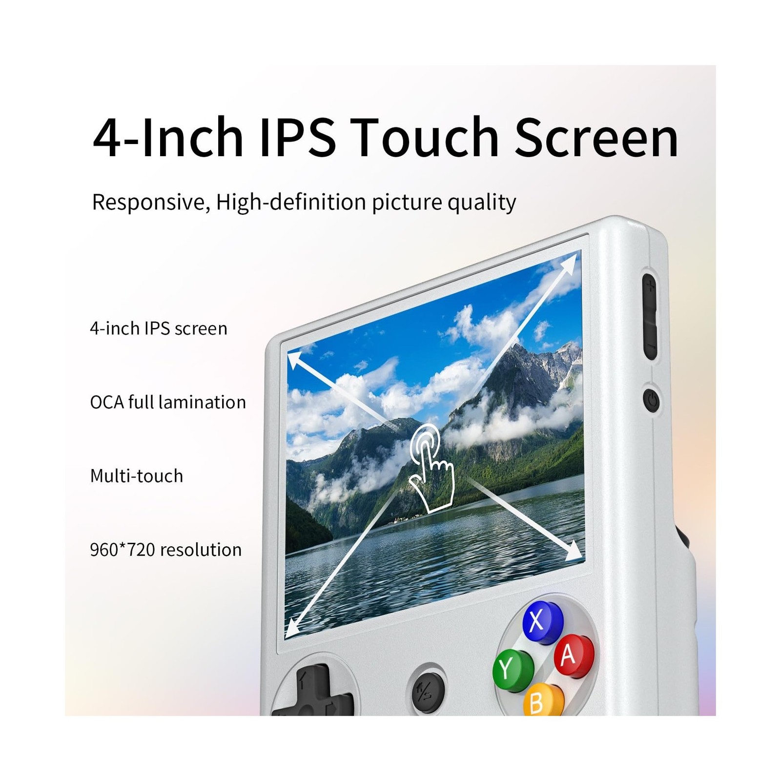 RG406V Android 13 Handheld Game Console 4″ HD IPS 8GB RAM 128GB Storage RGB L…