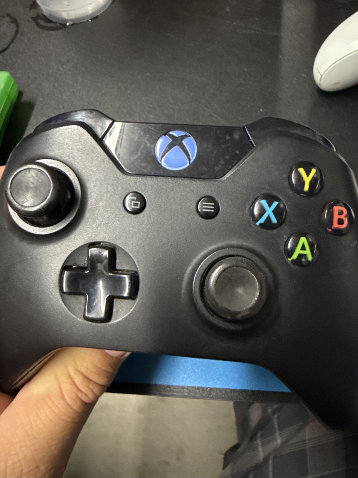 Microsoft Xbox One Console W Pwr Cable- Black – Model 1540 – BUNDLE PKG W 5games