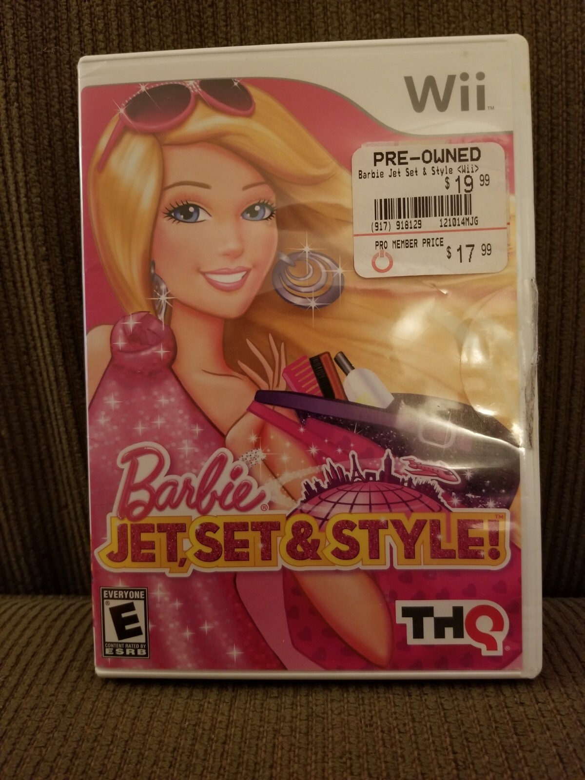 Barbie Jet Set & Style WII Action / Adventure (Video Game) Complete Authentic