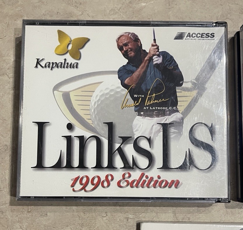 Links LS 1998, 1999, 2001 PC Golf Game Multiple Discs Tested Access Software