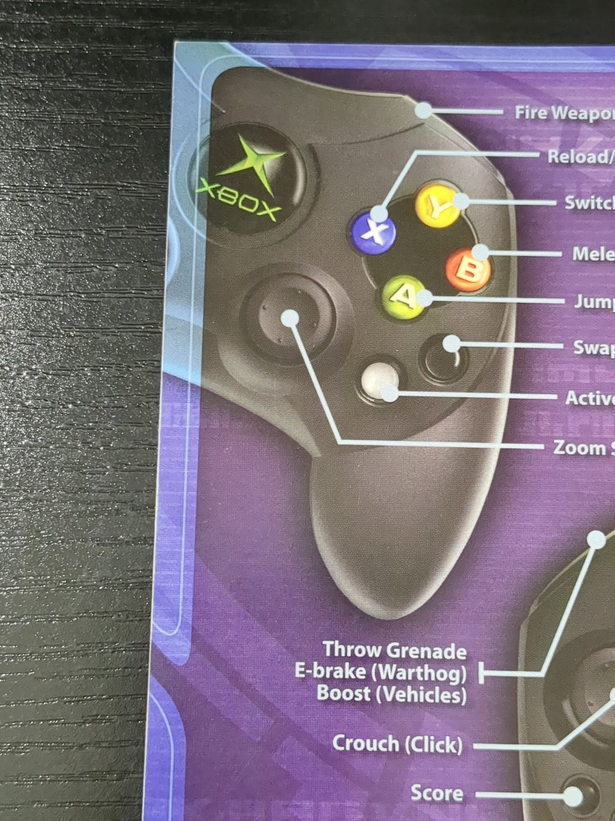 Halo 2 XBOX Original Booklet Manual ONLY Guide Instruction Authentic OEM LN