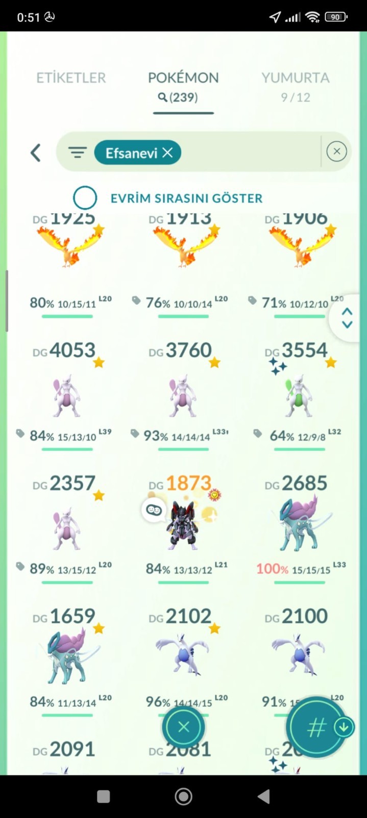 Pokémon Go level 72 lvl – 2018