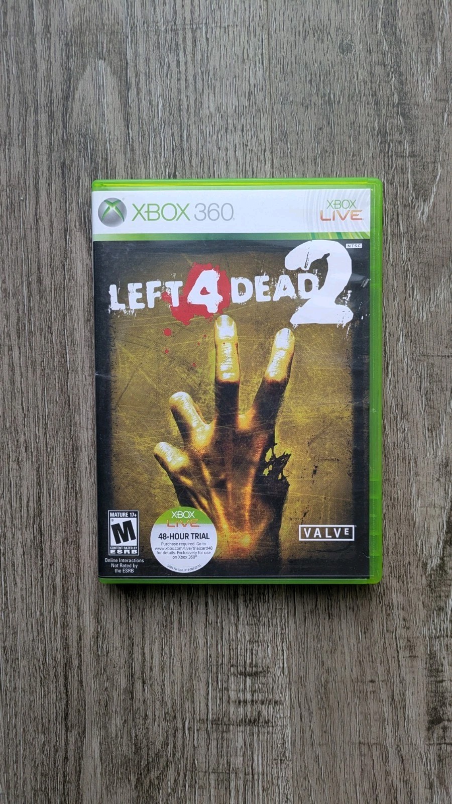 Left 4 Dead 2 (Xbox 360, 2009) – Authentic Case Only – No Game